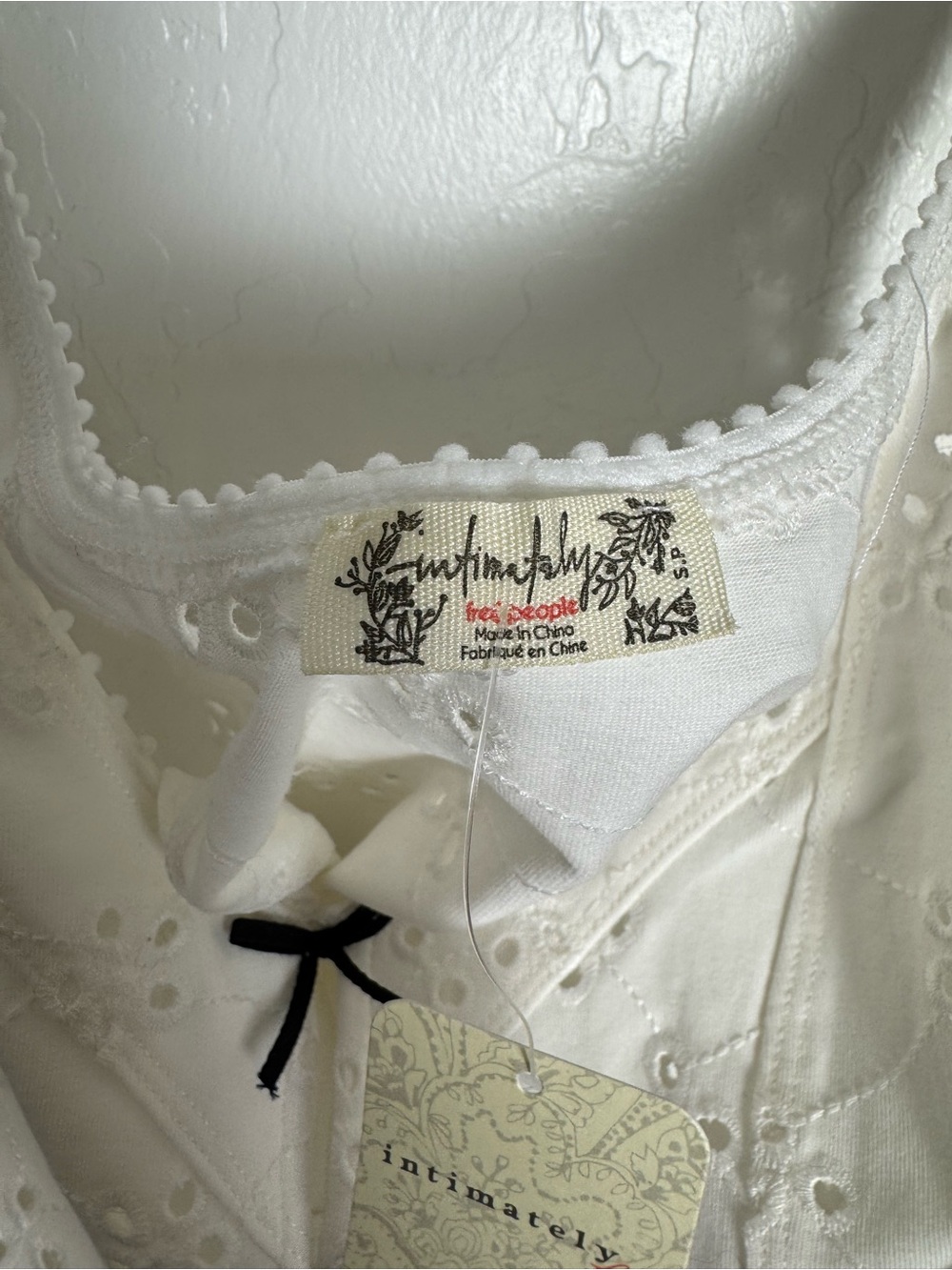 Free People Ivory Eyelet Full Bloom Body Suit - Picture 12 of 13